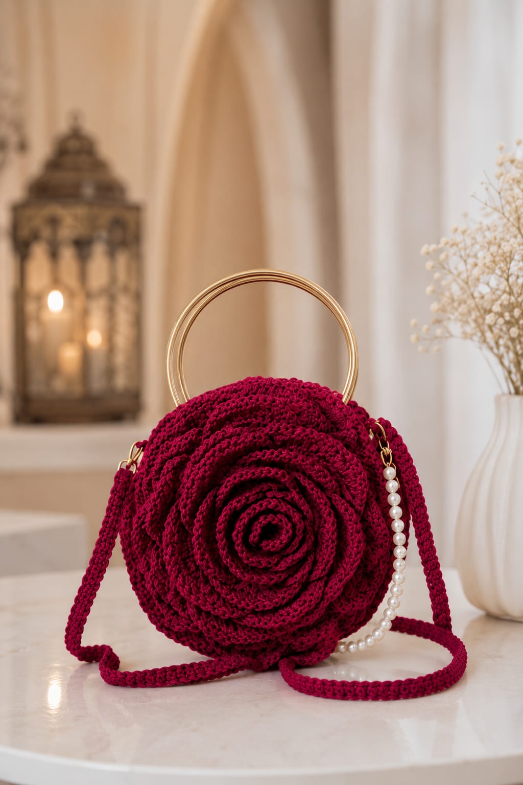 حقيبة كروشيه يدوية الصنع - تصميم جديد